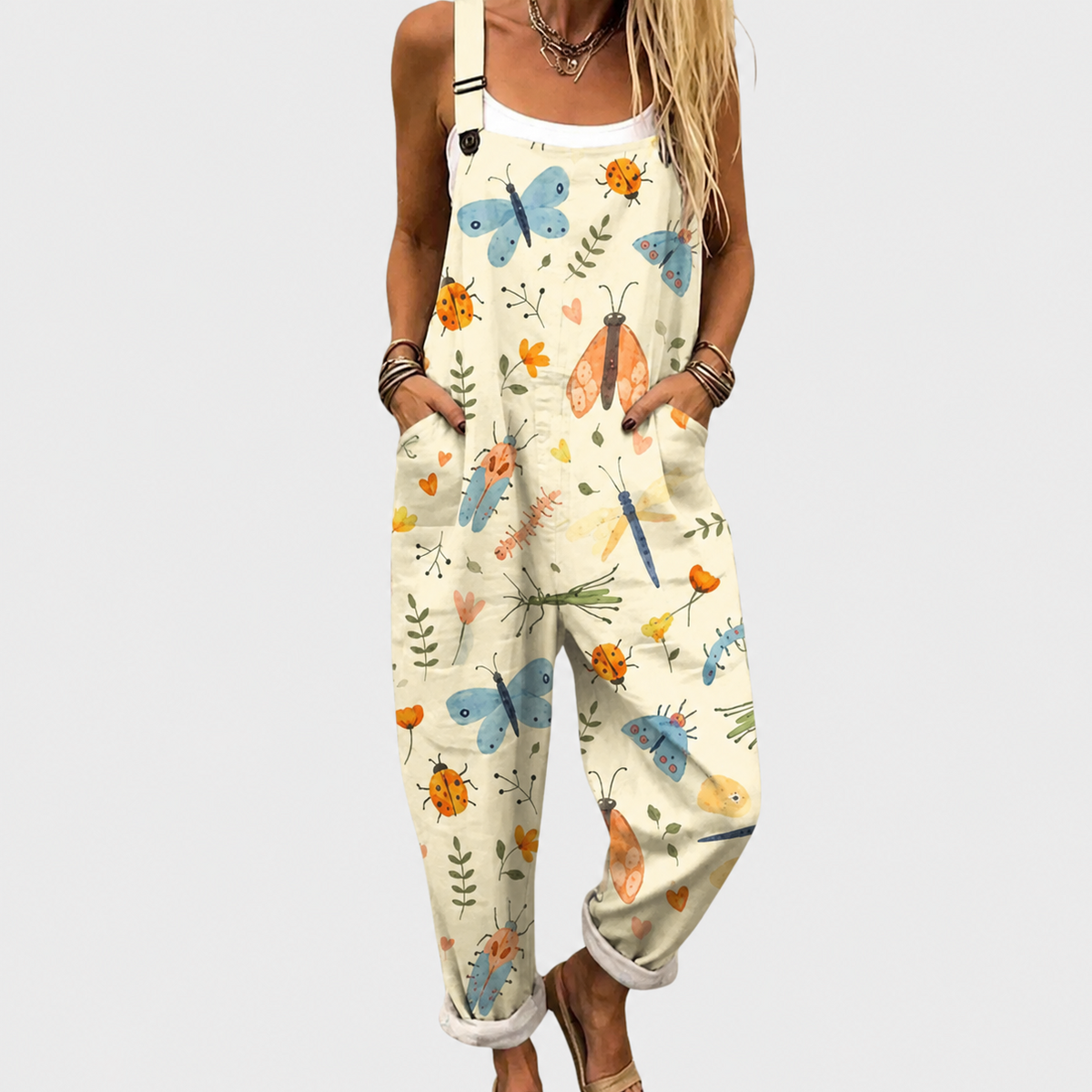 Encarna | Peto amarillo estampado