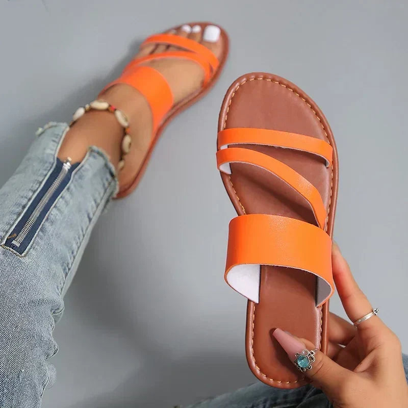 Sandalias Planas Casuales y Cómodas