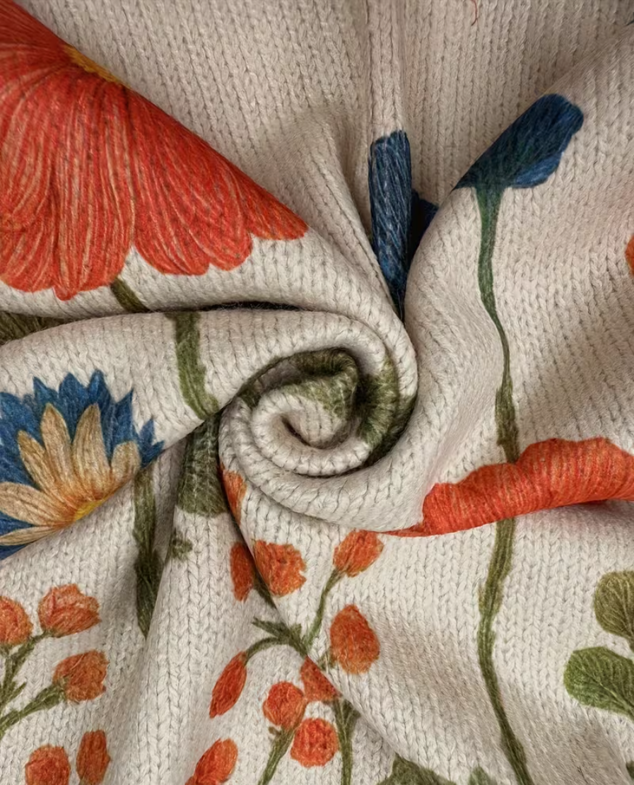 Encarnación | Chaqueta de Punto Flores Silvestres