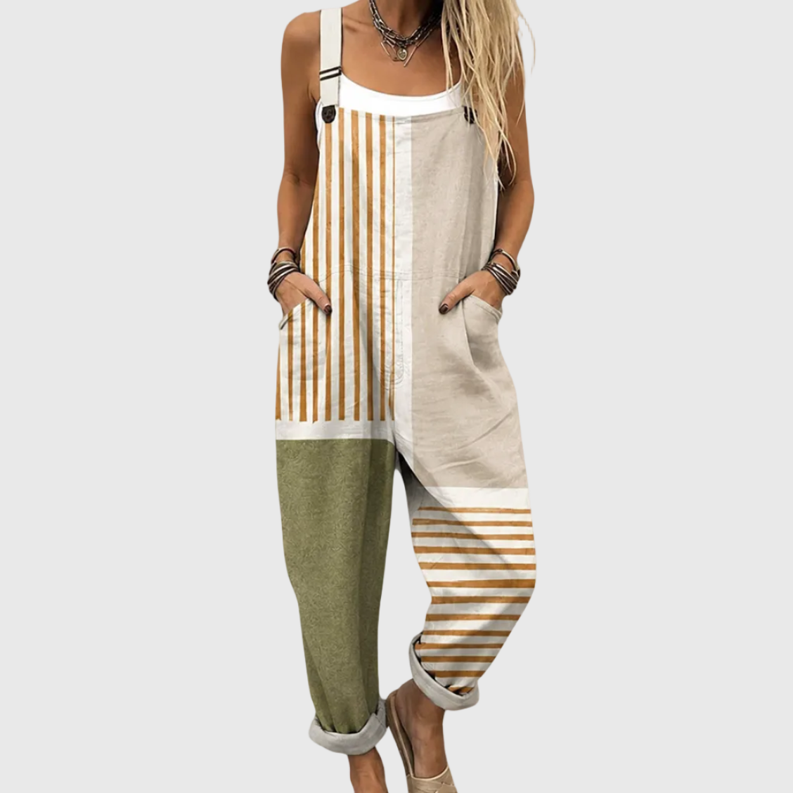 Remedios | Peto beige estampado