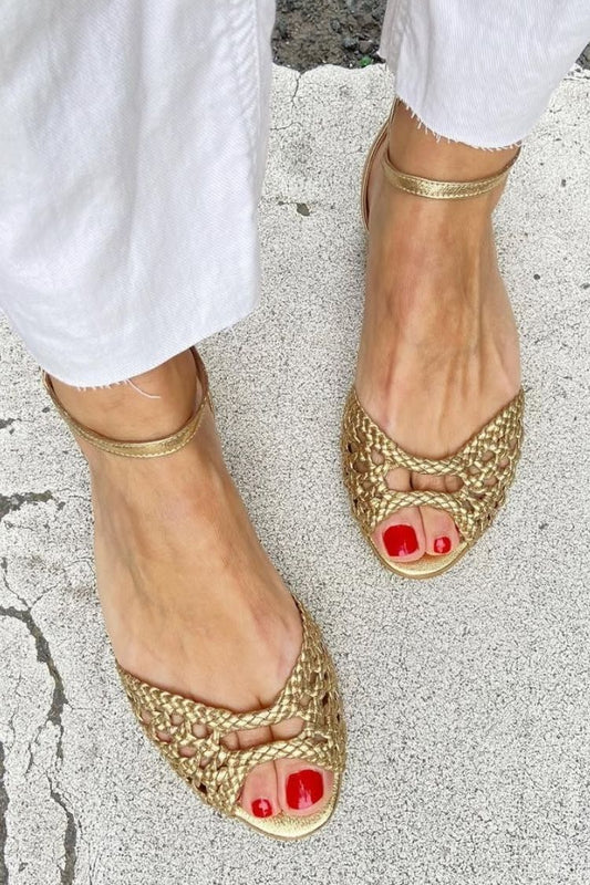 Araceli | Sandalias Trenzadas Elegantes para Verano