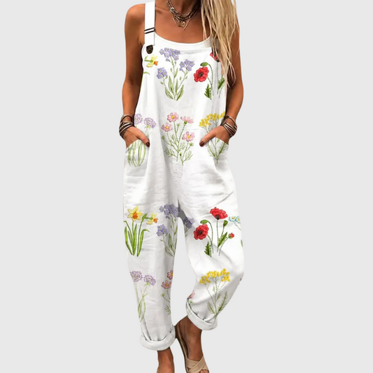 Genoveva | Peto blanco estampado