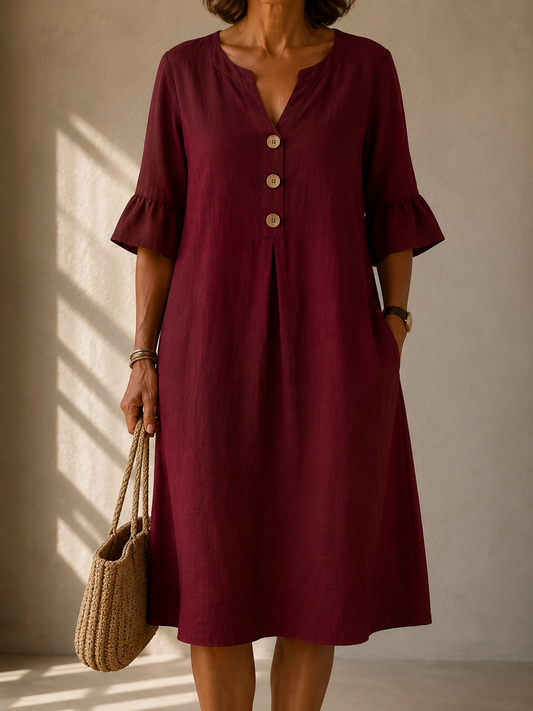 Clara | Vestido de Botones