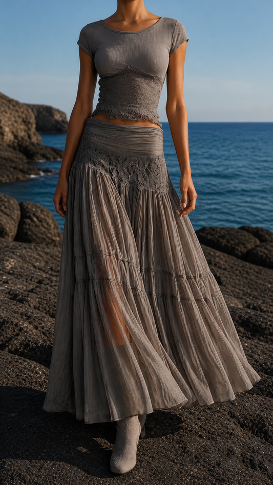 Vitoria | Conjunto de Top y Falda