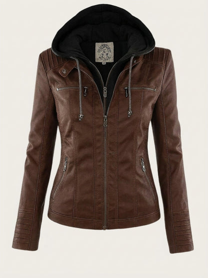 Sara - Chaqueta de Piel Resistente y Elegante