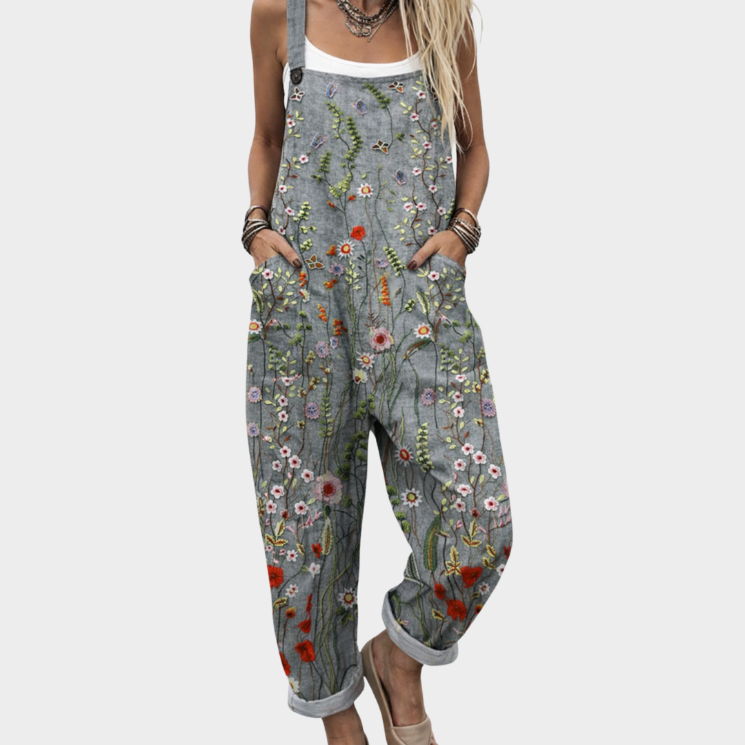 Aurora | Peto gris de flores
