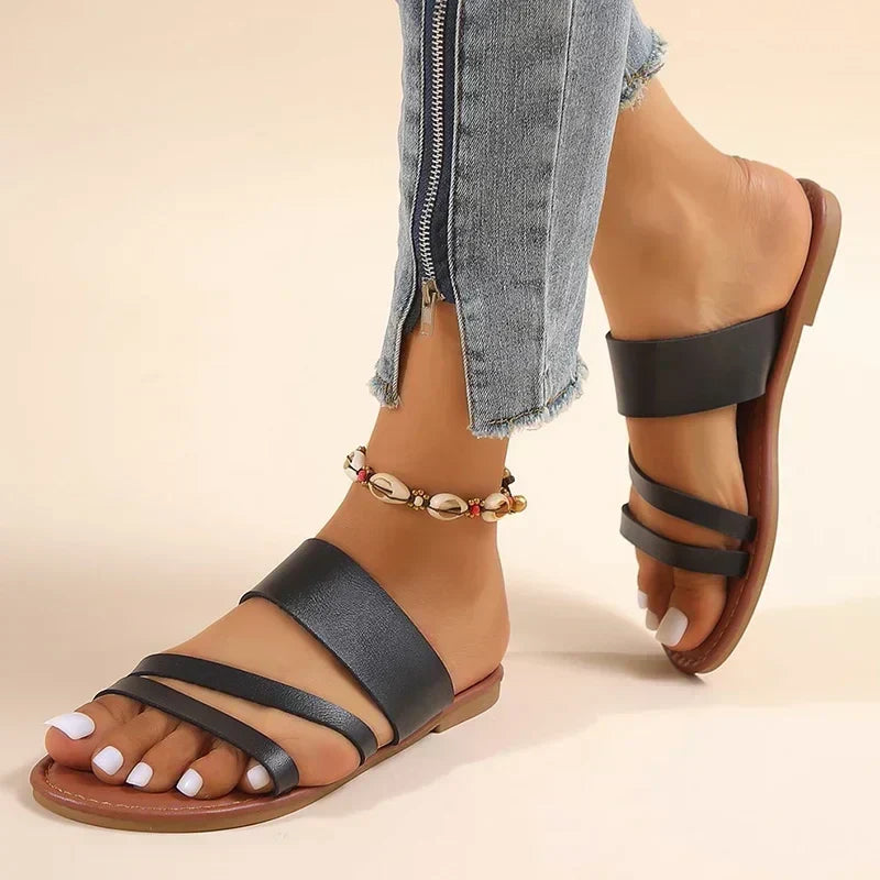 Sandalias Planas Casuales y Cómodas