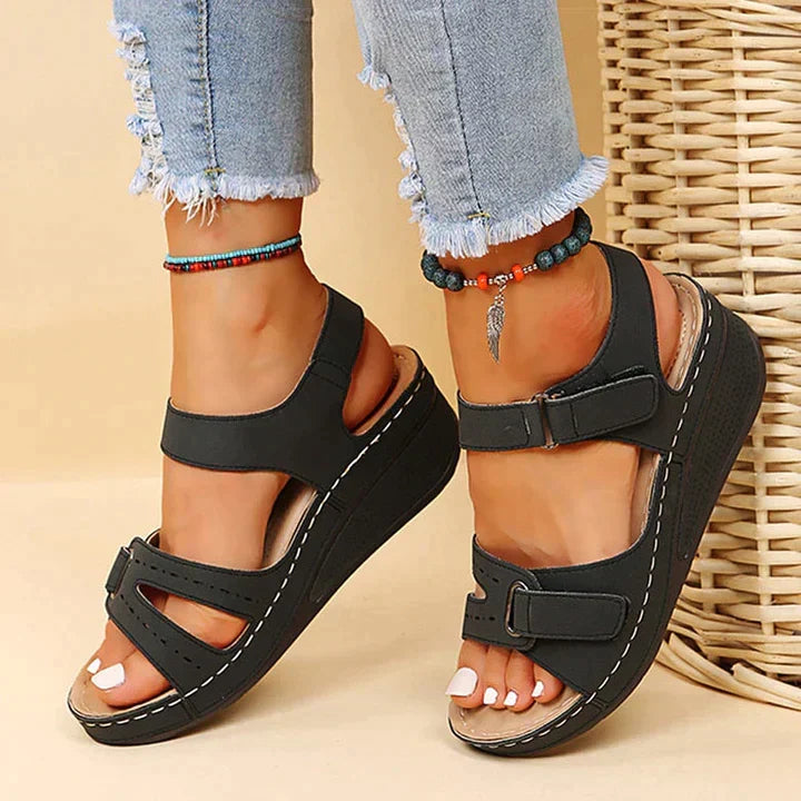 Sandy | Sandalias Ortopédicas Cómodas con Cuña