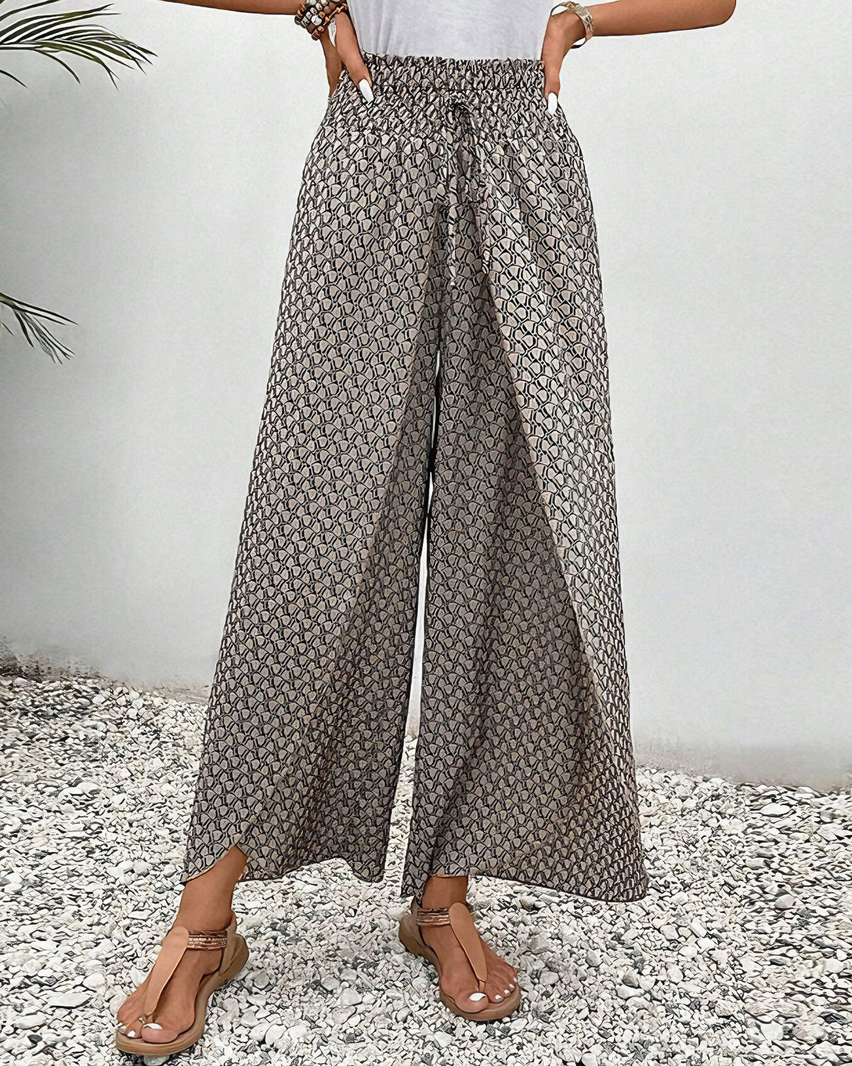 Sahara | Pantalones Anchos Relajados