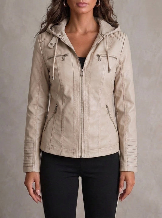 Cristina - Chaqueta de Piel Resistente y Elegante