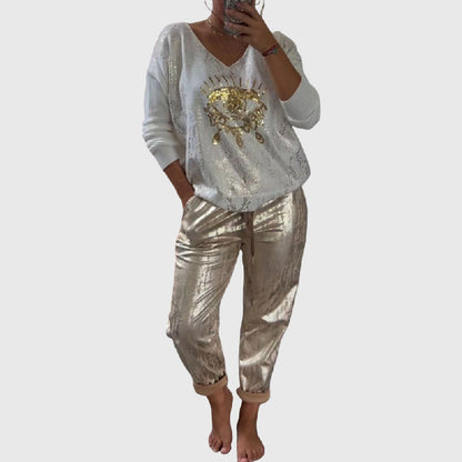 Arlise | Conjunto Casual Elegante de Dos Piezas