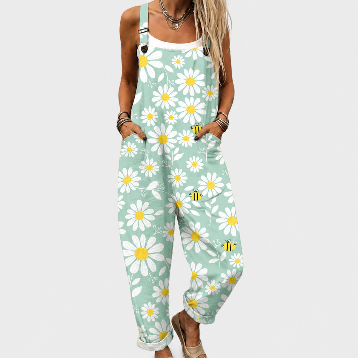Candela | Peto azul claro estampado