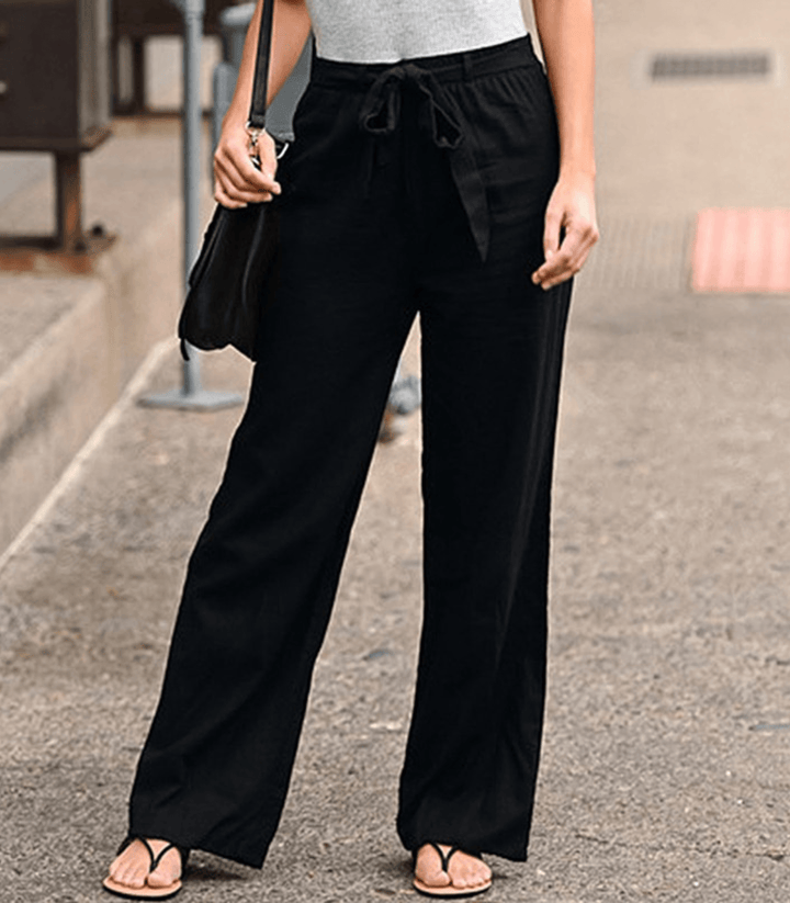 Joleen | Pantalones Holgados para Mujer con Cordón y Cintura Elástica