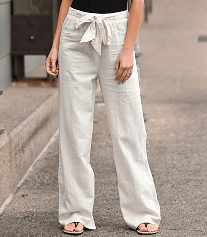 Joleen | Pantalones Holgados para Mujer con Cordón y Cintura Elástica