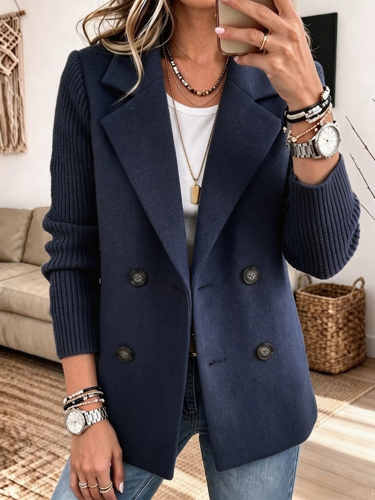 Chaqueta Azul