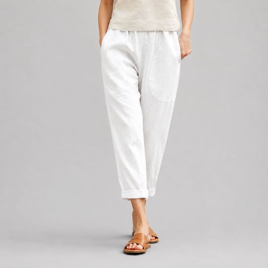 Kriza | Pantalones de Pierna Ancha con Bolsillos