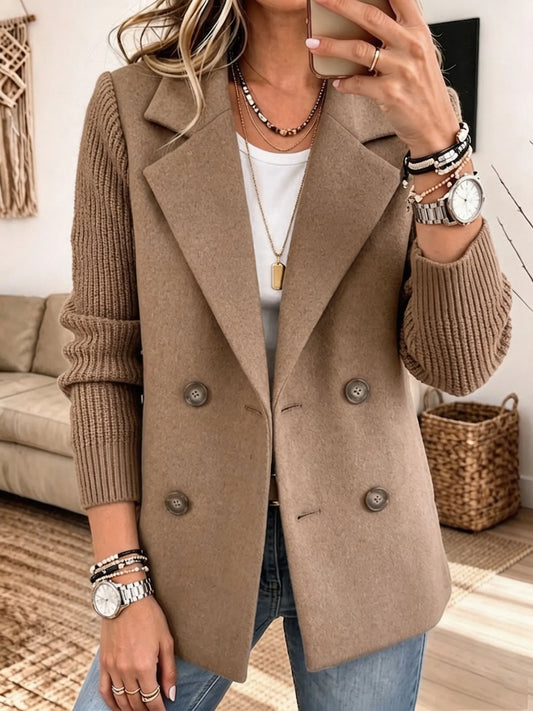 Martina | Chaqueta Elegante con Mangas de Punto