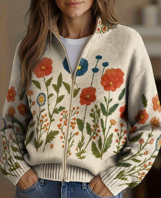 Encarnación | Chaqueta de Punto Flores Silvestres